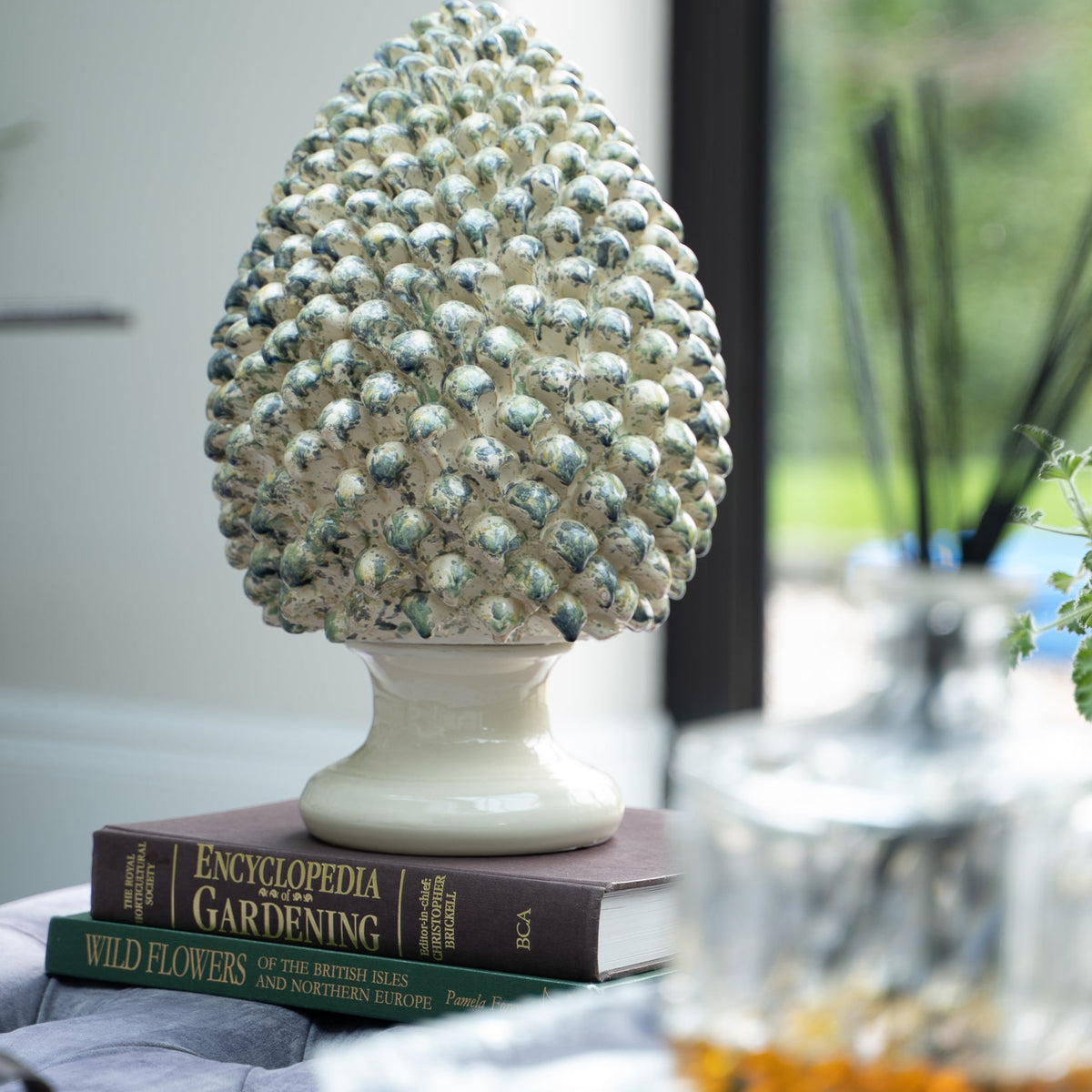 Olbia Pinecone ceramic ornament — FREDA Home