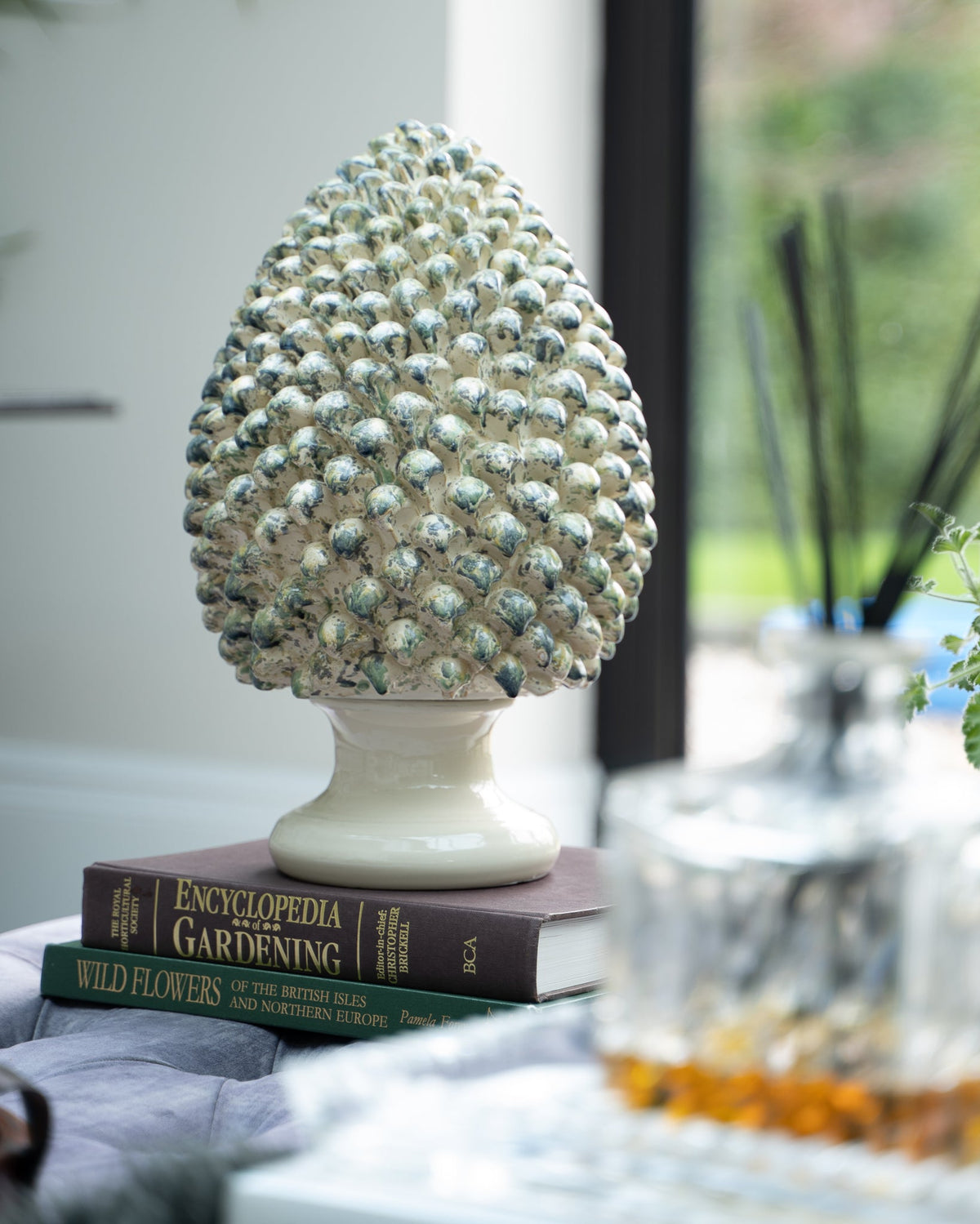 Olbia Pinecone ceramic ornament — FREDA Home