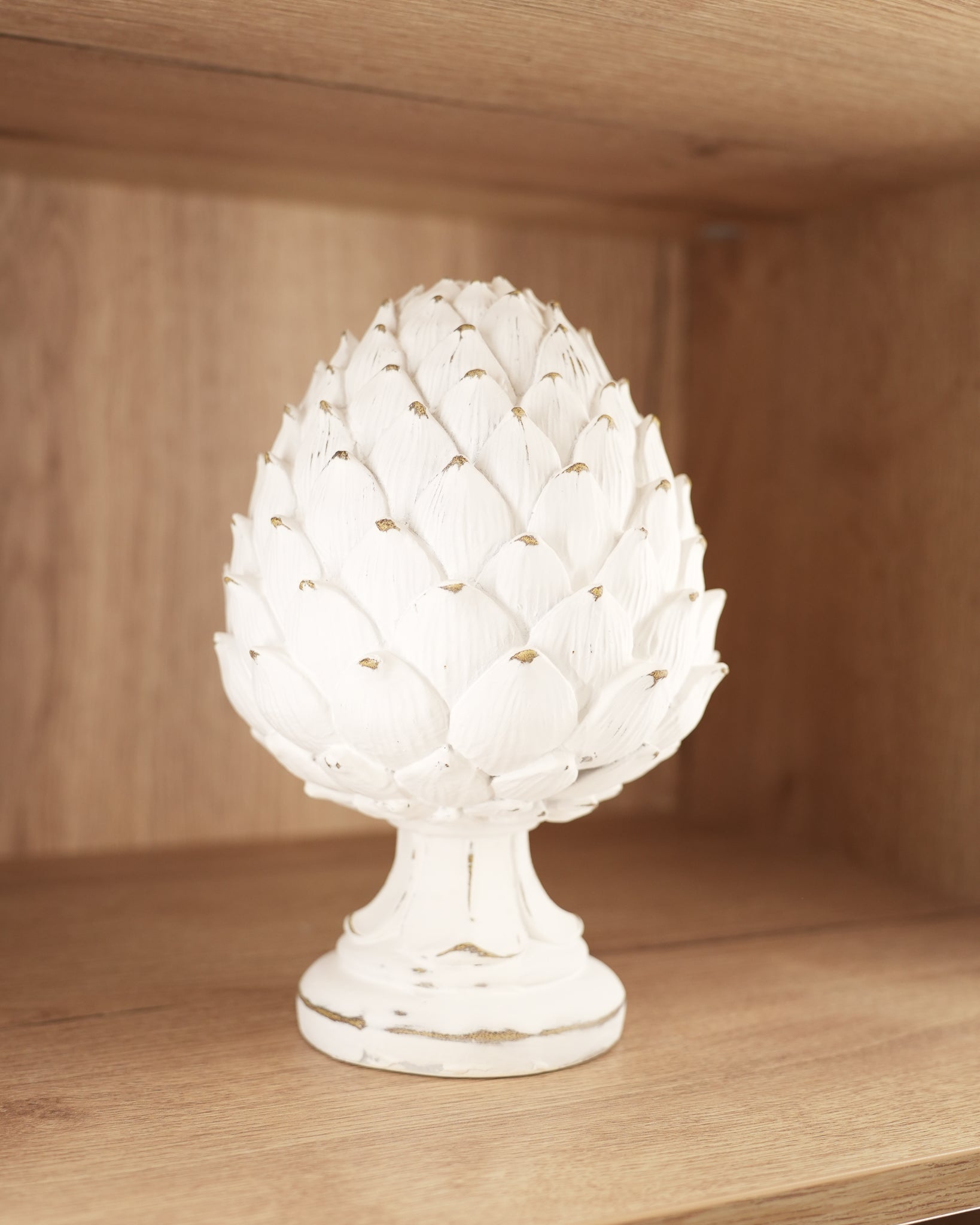 Artichoke ceramic ornament, styled at home — FREDA Home