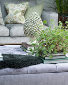 Olbia Pinecone ceramic ornament, styled at home — FREDA Home