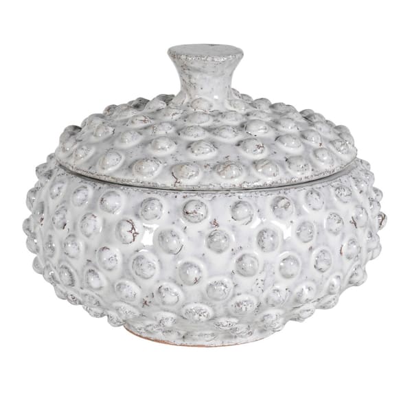 Bobble lidded ceramic jar — FREDA Home